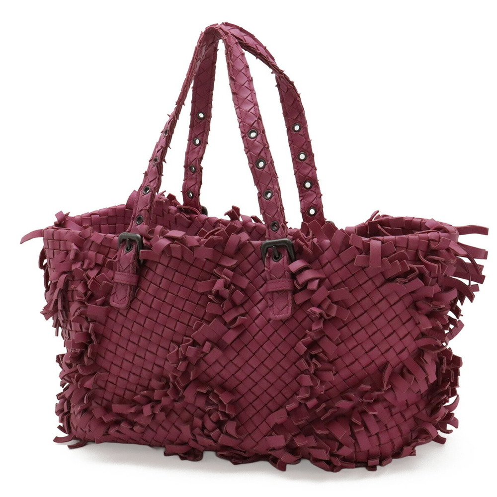 BOTTEGA VENETA Pink Leather Intrecciato Shoulder Bag - Picture 3 of 9